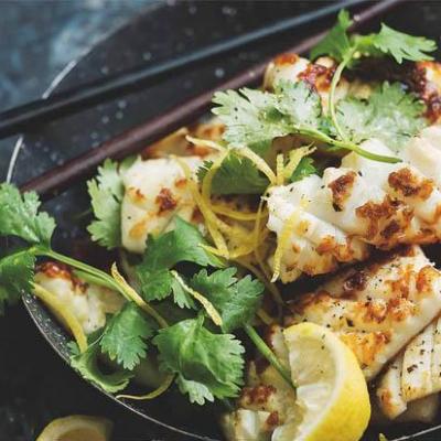 Đã thèm với mực nướng chanh tỏi ớt!